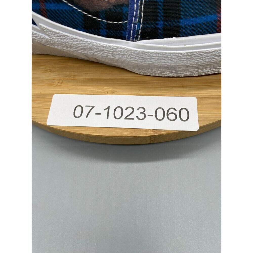 Vans Shoes Mens 9 Womens 10.5 Blue Sk8-Hi Bolt Fire Sneakers High Top Hiking - Picture 12 of 12